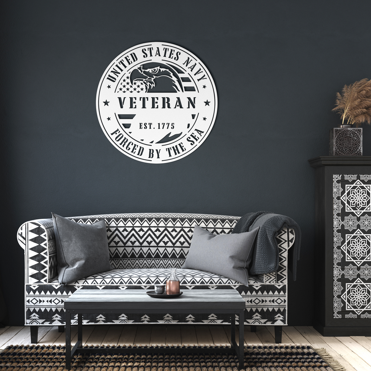 Navy_Veteran_Forged_By_Sea_Metal_Decor_W_White_Dark_Living_Room_Mockup.png_8427607