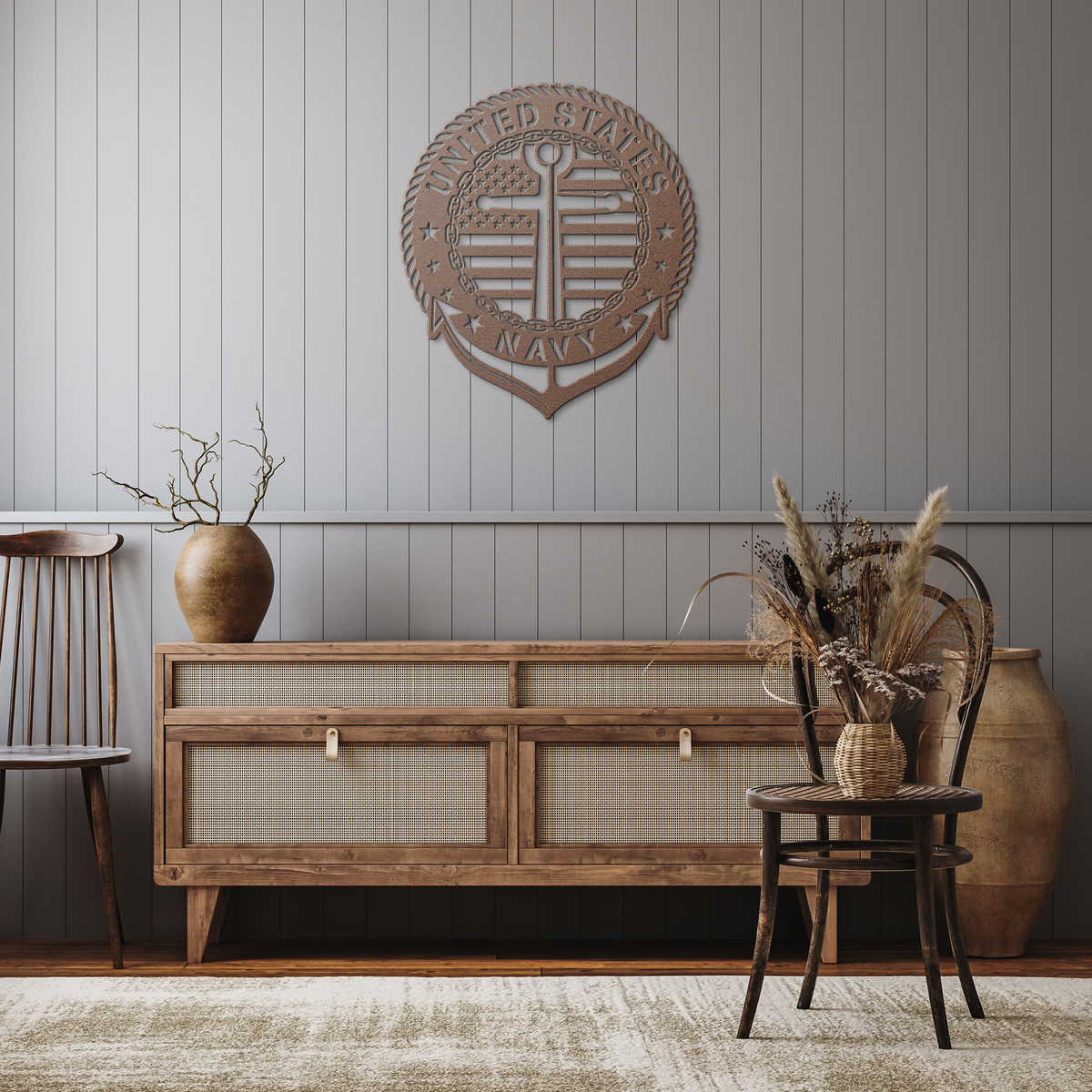 United_States_Navy_Anchor_and_Flag_Metal_Copper_Rustic_Hallway_Mockup.png_8428394