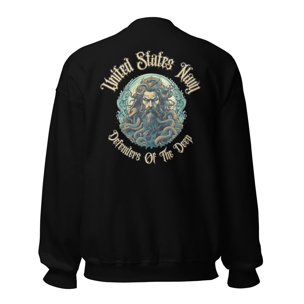 Navy Poseidon Defenders of the Deep Crewneck Sweatshirt