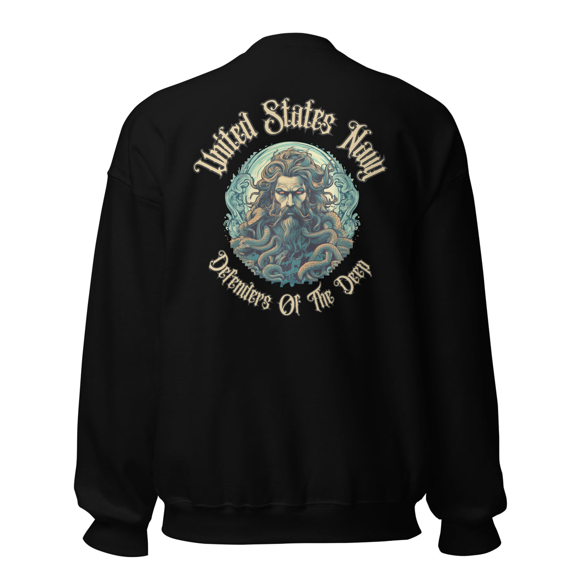 Navy Poseidon Defenders of the Deep Crewneck Sweatshirt