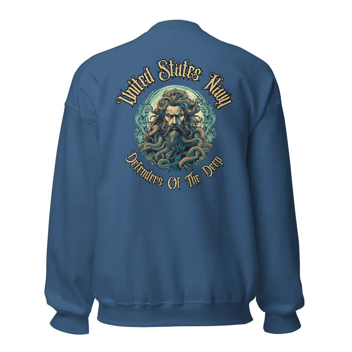 Navy Poseidon Defenders of the Deep Crewneck Sweatshirt