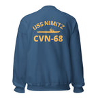 USS Nimitz CVN-68 Front & Back Crewneck Sweatshirt