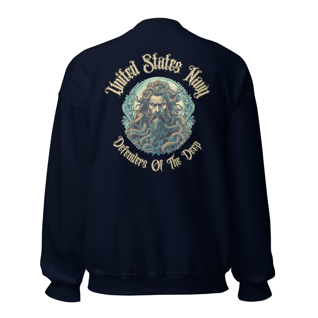 Navy Poseidon Defenders of the Deep Crewneck Sweatshirt