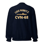 USS Nimitz CVN-68 Front & Back Crewneck Sweatshirt