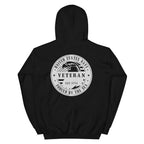 Navy Veteran Forged by the Sea Front & Back Hoodie