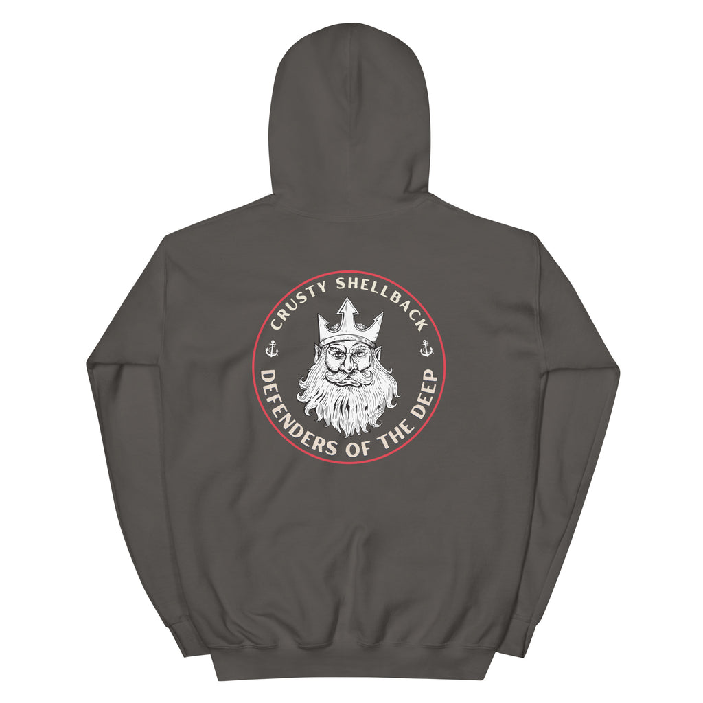 Crusty Shellback Defenders of the Deep Unisex Hoodie