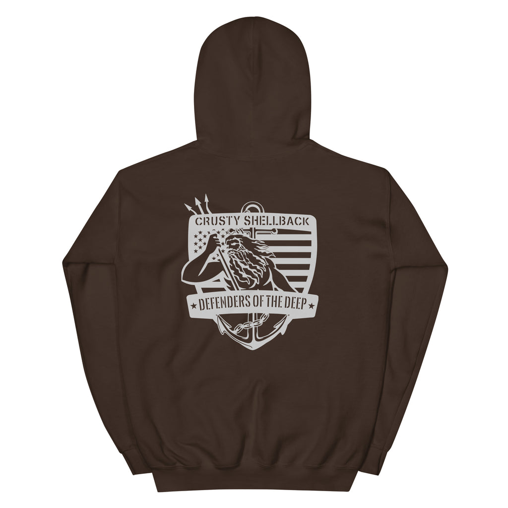 Navy Crusty Shellback Defenders Unisex Hoodie