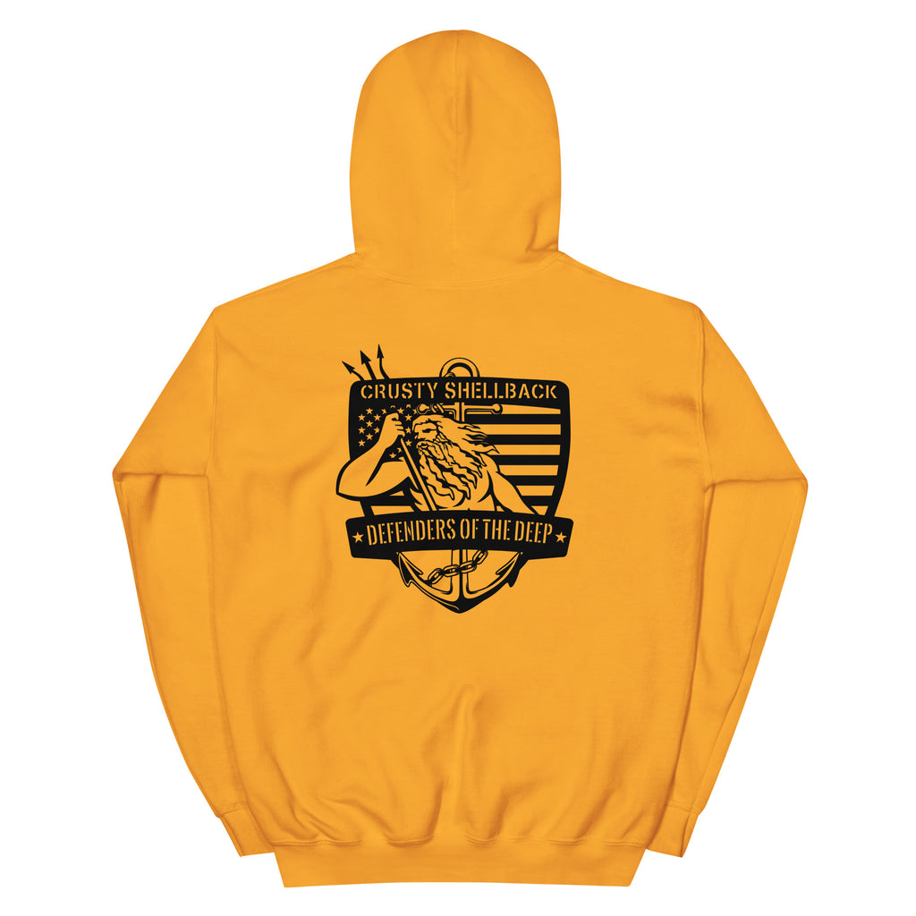 Navy Crusty Shellback Defenders Unisex Hoodie