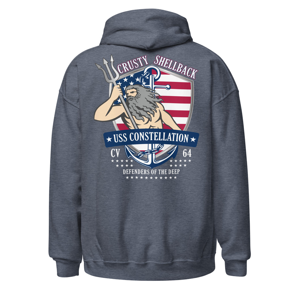 USS Constellation CV-64 Defenders of the Deep Hoodie