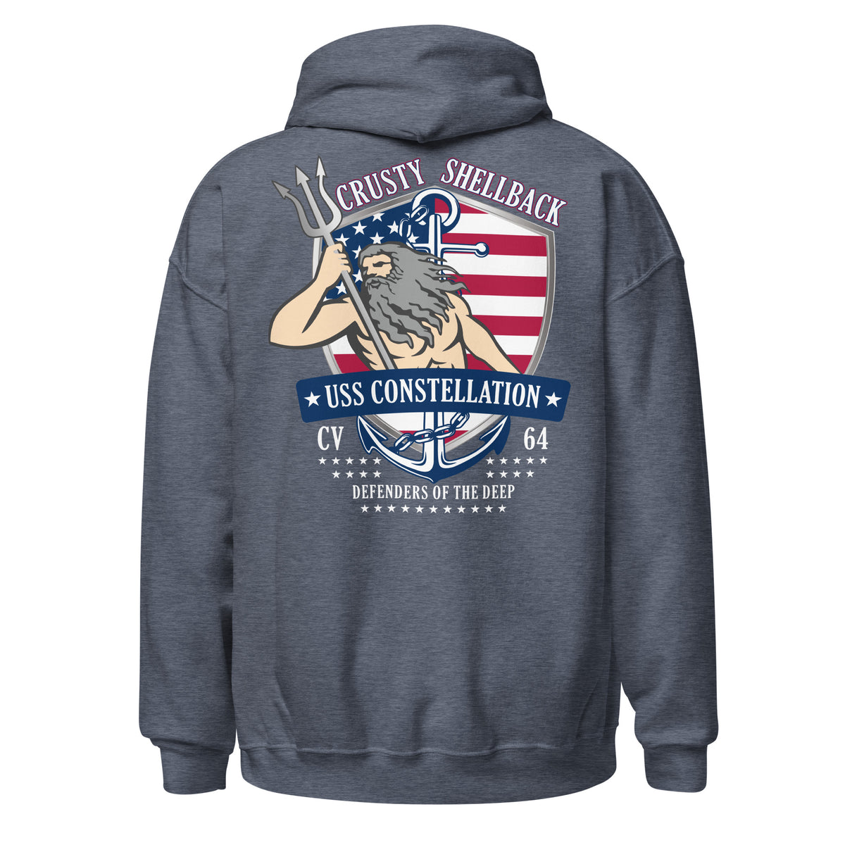 USS Constellation CV-64 Defenders of the Deep Hoodie