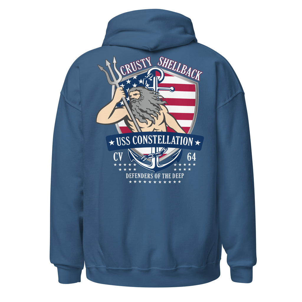 USS Constellation CV-64 Defenders of the Deep Hoodie