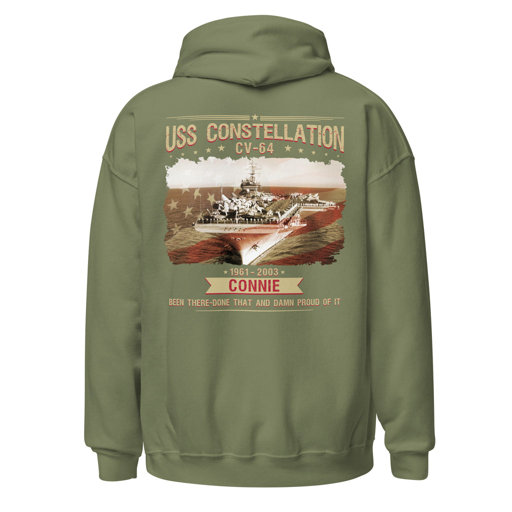 USS Constellation CV-64 Connie Tribute Hoodie