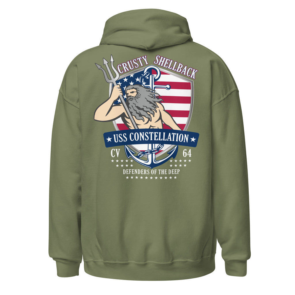 USS Constellation CV-64 Defenders of the Deep Hoodie