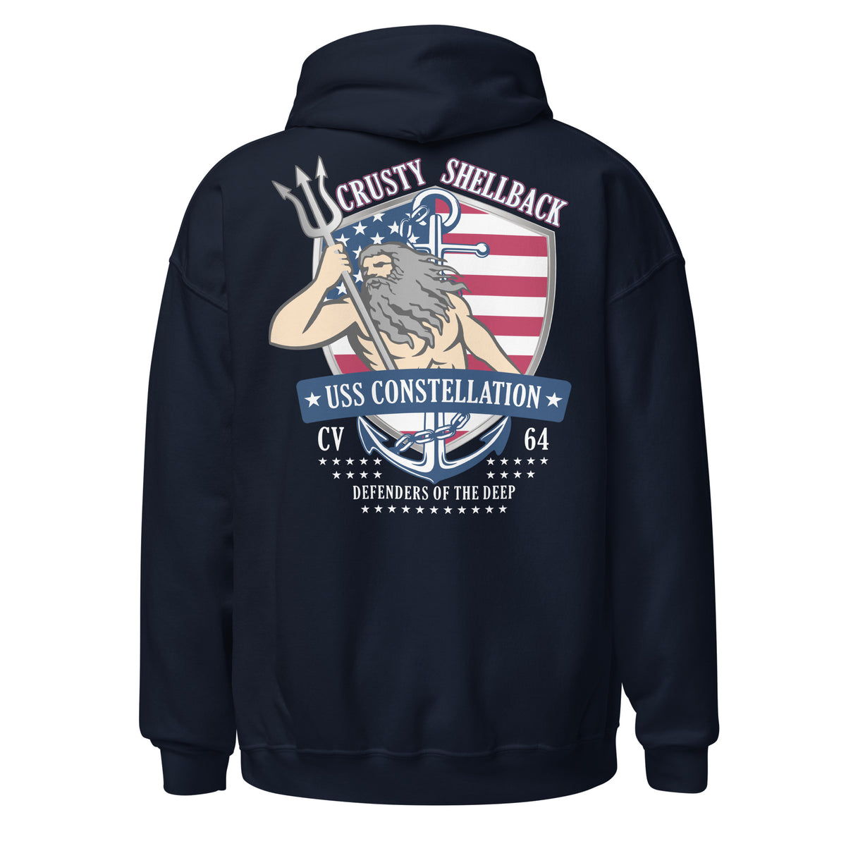 USS Constellation CV-64 Defenders of the Deep Hoodie