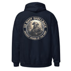 Navy Shellback Skeleton Pirate Pullover Hoodie