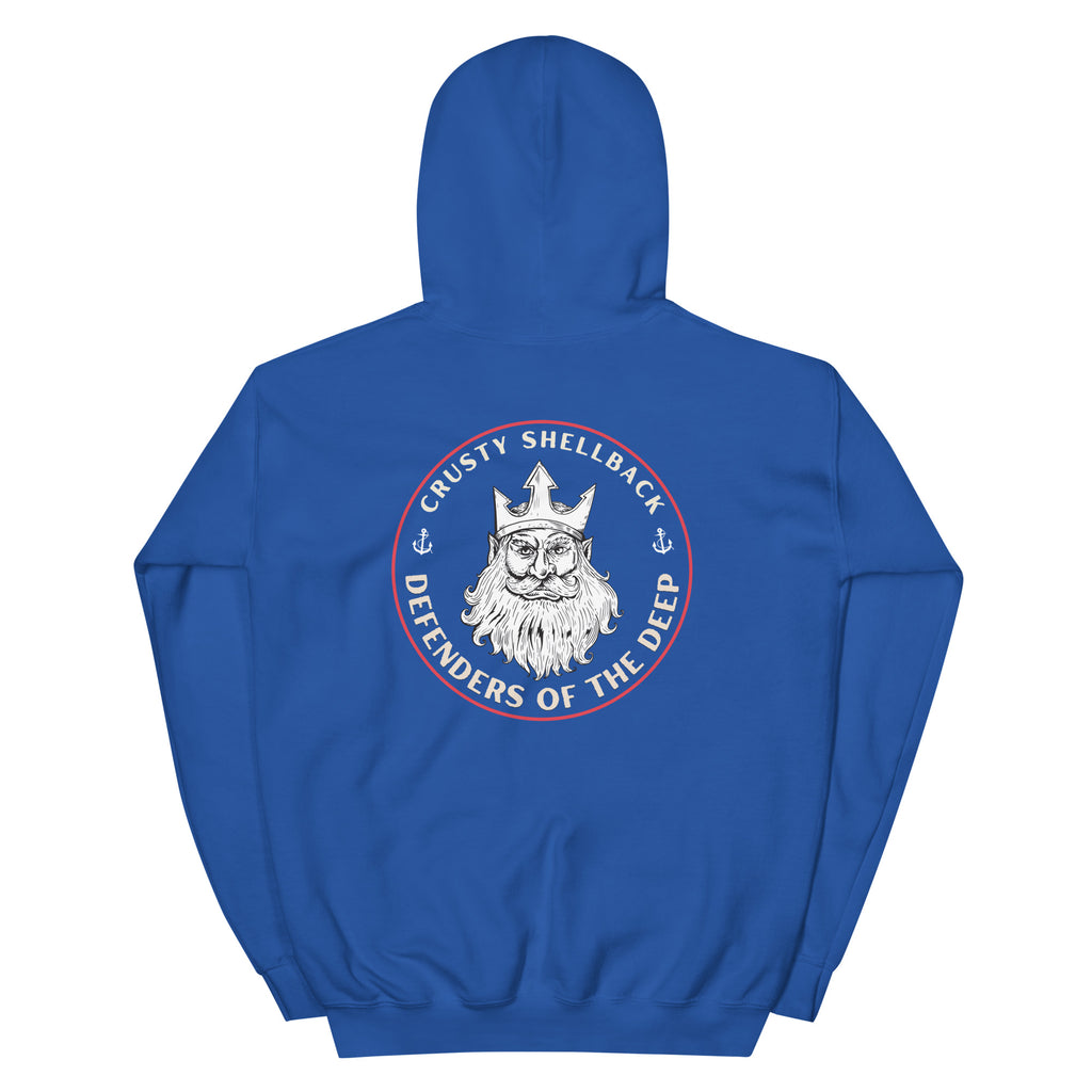 Crusty Shellback Defenders of the Deep Unisex Hoodie