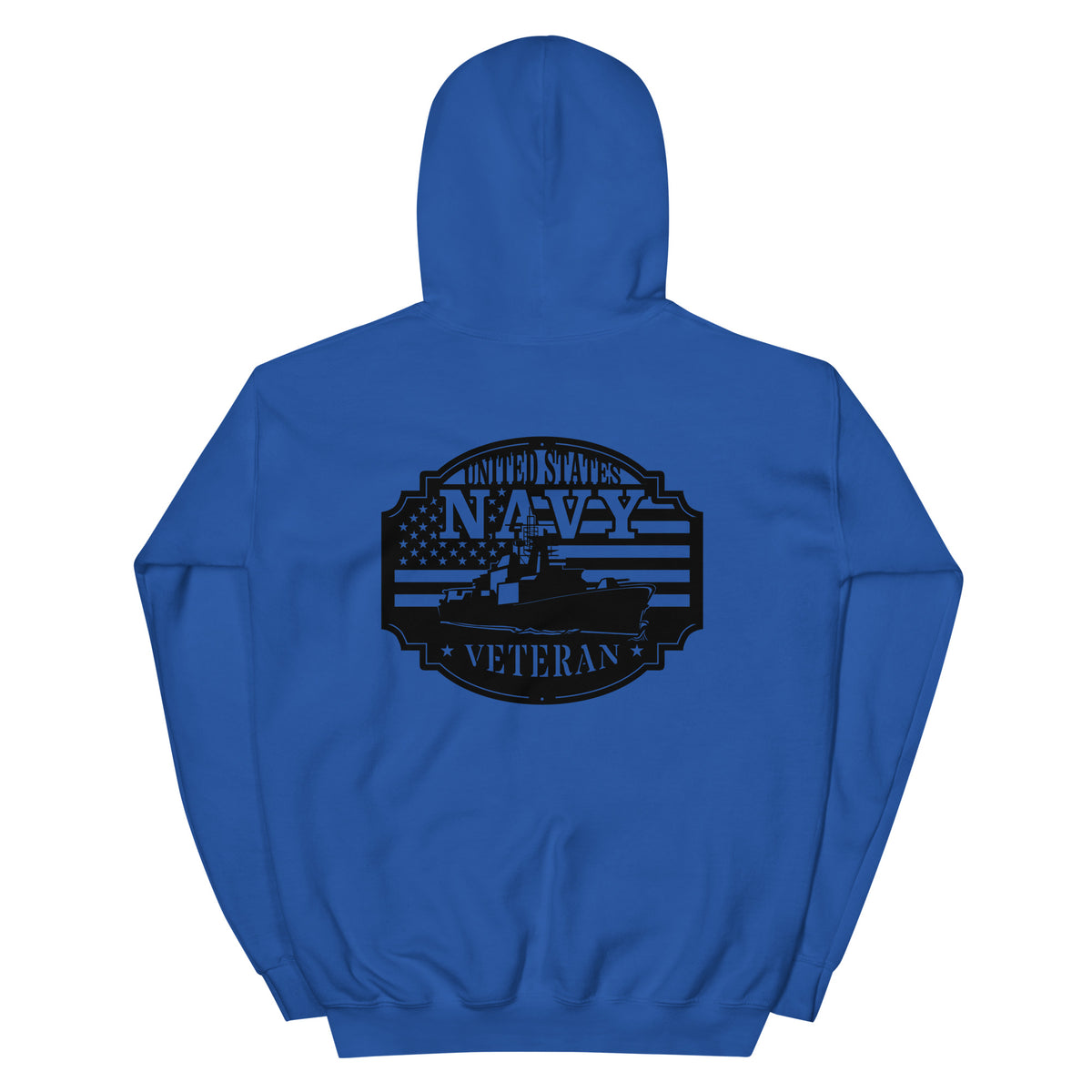 Vintage Ship Navy Veteran Unisex Hoodie