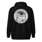 Navy Veteran Forged by the Sea Eagle Zip Hoodie
