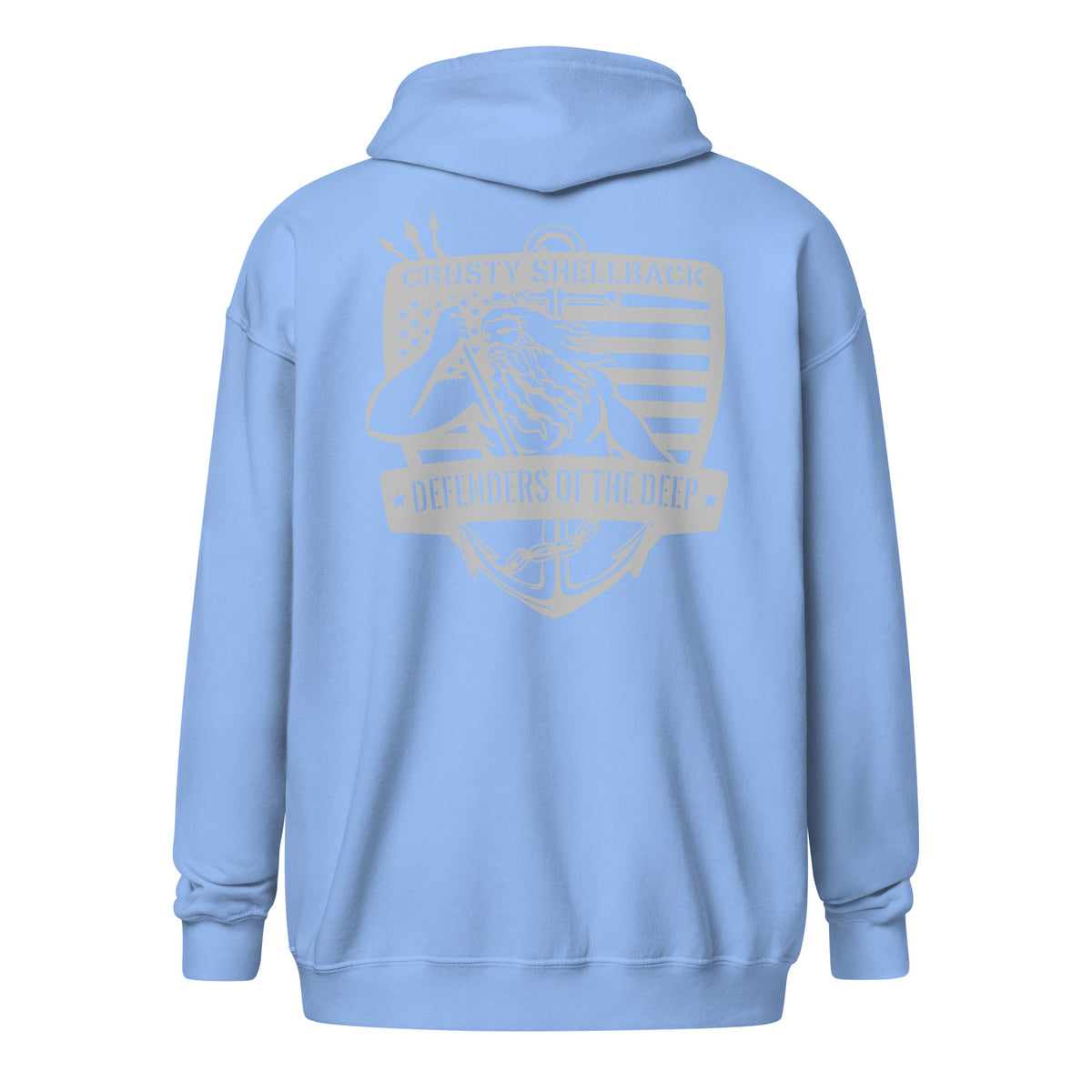 Crusty Shellback Defenders of the Deep Zip Hoodie