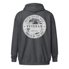 Navy Veteran Forged by the Sea Eagle Zip Hoodie