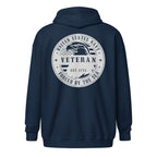 Navy Veteran Forged by the Sea Eagle Zip Hoodie