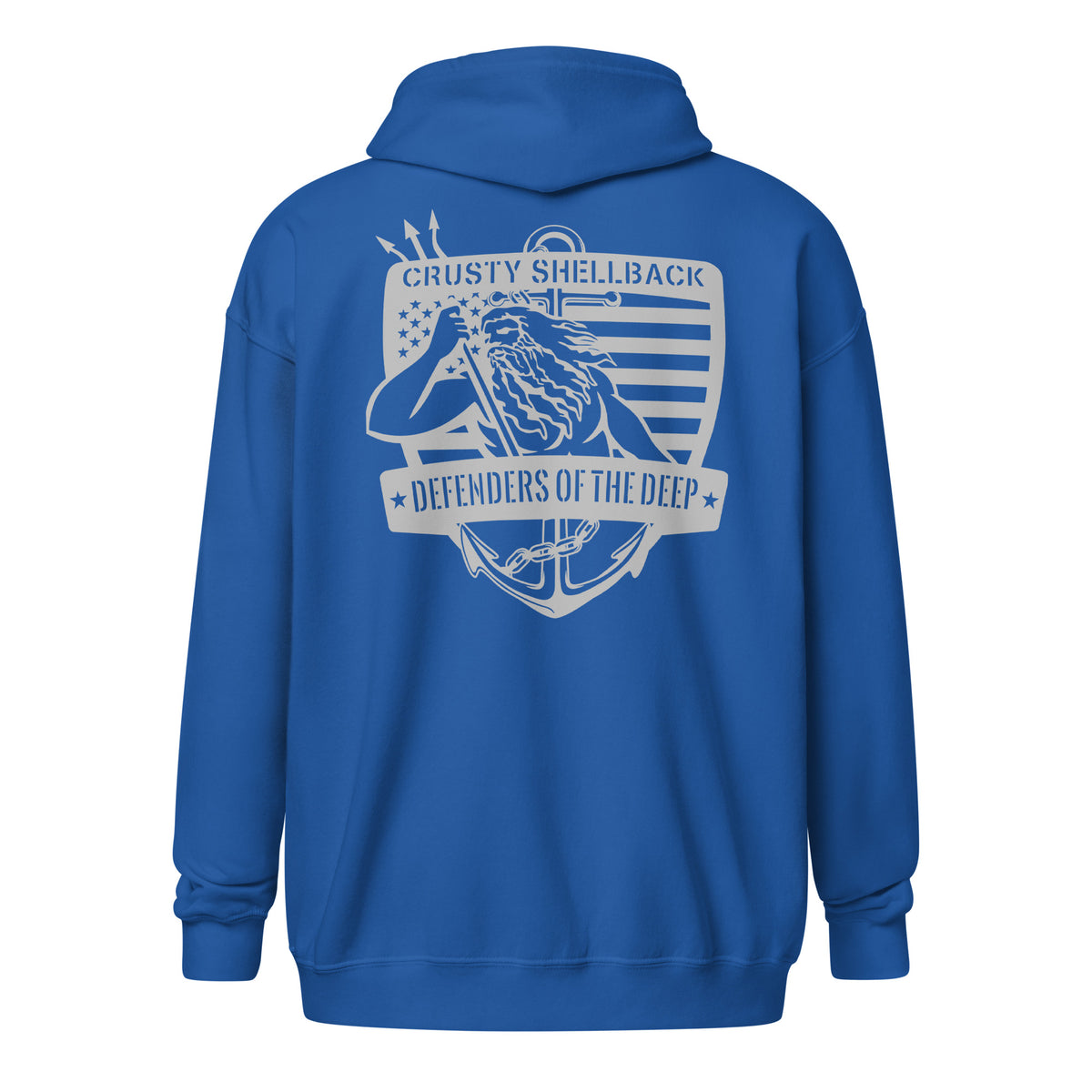 Crusty Shellback Defenders of the Deep Zip Hoodie