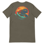 Navy Trusty Shellback Sunset Turtle Tee