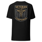Navy Veteran Corpsman Shield Tee