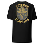 Navy Veteran Corpsman Heartbeat Tee