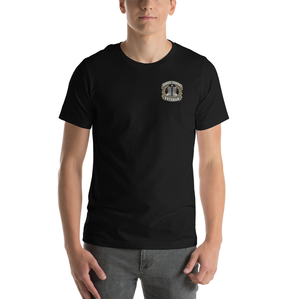 Service Endures Veteran T-Shirt | Front & Back Print