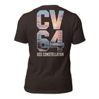 USS Constellation CV-64 Sunset Front & Back Tee