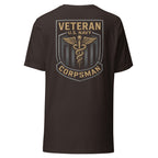 Navy Veteran Corpsman Shield Tee