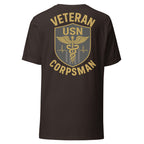Navy Veteran Corpsman Heartbeat Tee