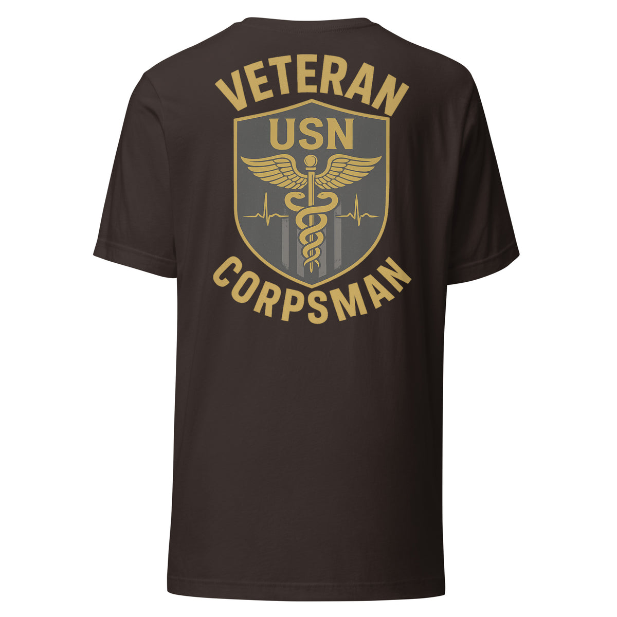 Navy Veteran Corpsman Heartbeat Tee