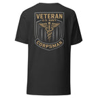 Navy Veteran Corpsman Shield Tee