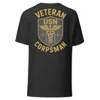 Navy Veteran Corpsman Heartbeat Tee