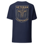 Navy Veteran Corpsman Shield Tee