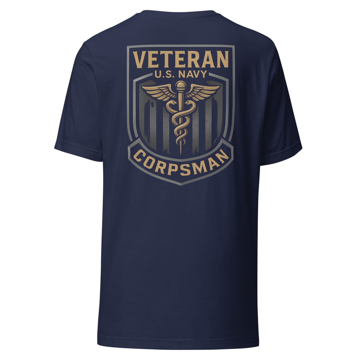 Navy Veteran Corpsman Shield Tee