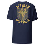 Navy Veteran Corpsman Heartbeat Tee