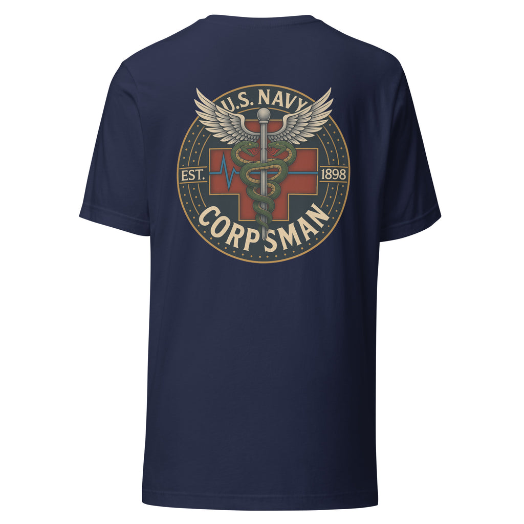 Navy Corpsman 1898 Badge Tee
