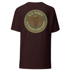 Navy Veteran Corpsman Round Badge Tee