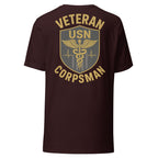 Navy Veteran Corpsman Heartbeat Tee